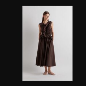 vestido largo con bolsillos